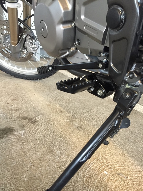 Dr650 2024 lowered footpegs